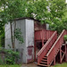 Vieux bâtiment de moulin ancien