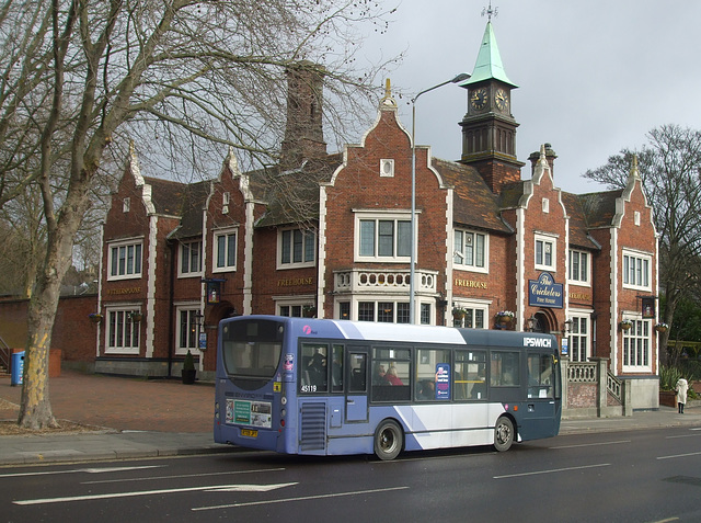 DSCF0647 First Eastern Counties 45119 (RT09 JPT) in Ipswich - 2 Feb 2018 DSCF0647 First Eastern Counties 45119 (RT09 JPT) in Ipswich - 2 Feb 2018