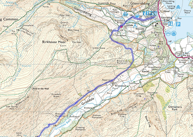 [1] An 11m circular walk in June 1994 from Glenridding to Lower Man, Helvellyn, Dollywaggon Pike, Grisedale Tarn and Grisedale Beck.