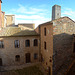 Italy, San Gimignano, Buildings of Palazzo Comunale and the Top of Torre dei Becci