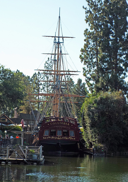 The Sailing Ship Columbia in Disneyland, June 2016