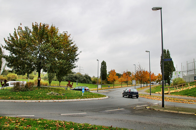 Arenbergstraße, Kreisverkehr (Essen-Karnap) / 20.10.2021