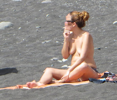sitting girl