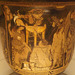 Detail of a Red-Figure Bell Krater with Orestes at Delphi in the British Museum, May 2014