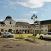 Der Brunnenplatz in der Zechensiedlung Fürst Leopold (Hervest-Dorsten) / 19.07.2020