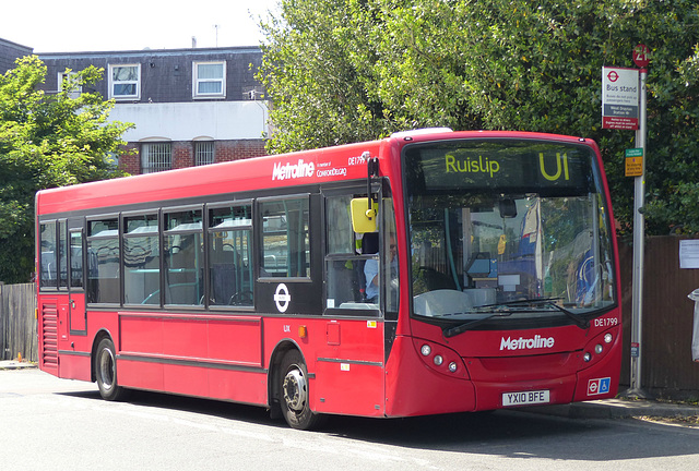 Metroline DE1799 at West Drayton - 7 June 2015