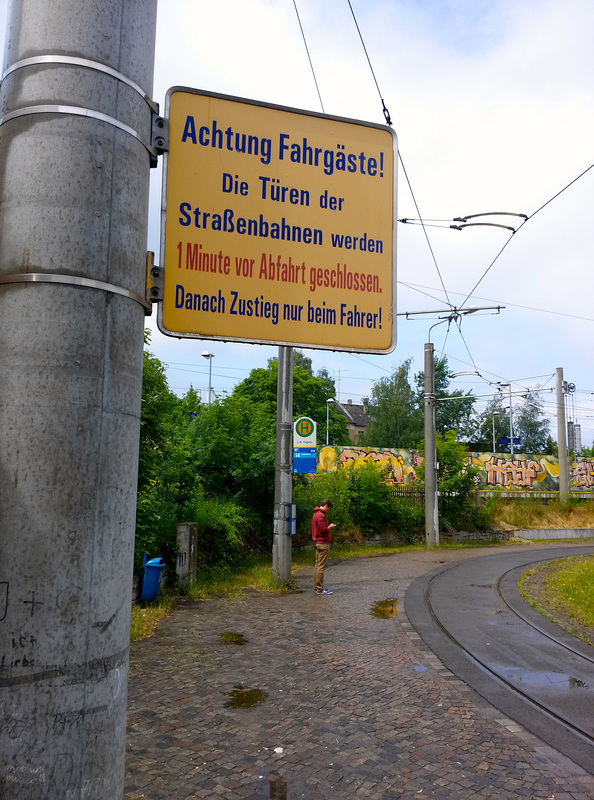 Leipzig 2015 – Achtung Fahrgäste!