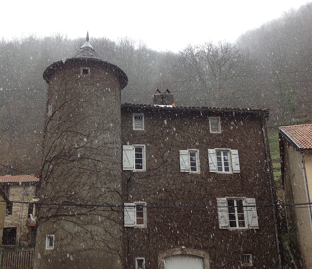 Pas vraiment le printemps chez nous ....