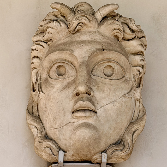 Rome 2026 – Baths of Diocletian – Theatre mask