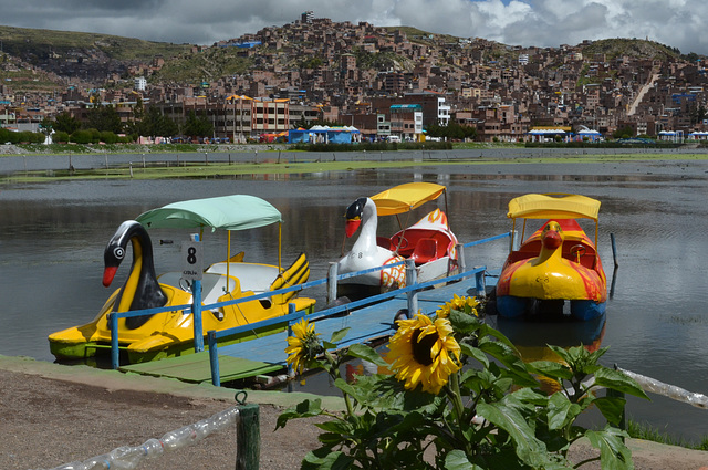 Peru, Puno, Boats for Pleasure