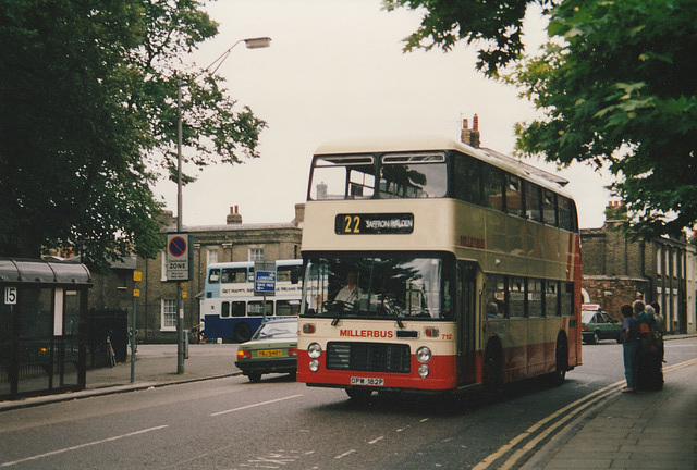 Millerbus Limited (Cambus) 712 (OPW 182P) in Cambridge – 1 Aug 1994 (233-16)