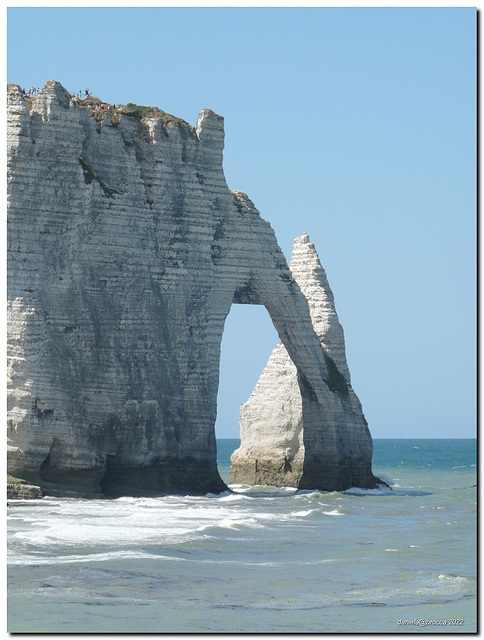 Falesie a Étretat- Porte d'Aval