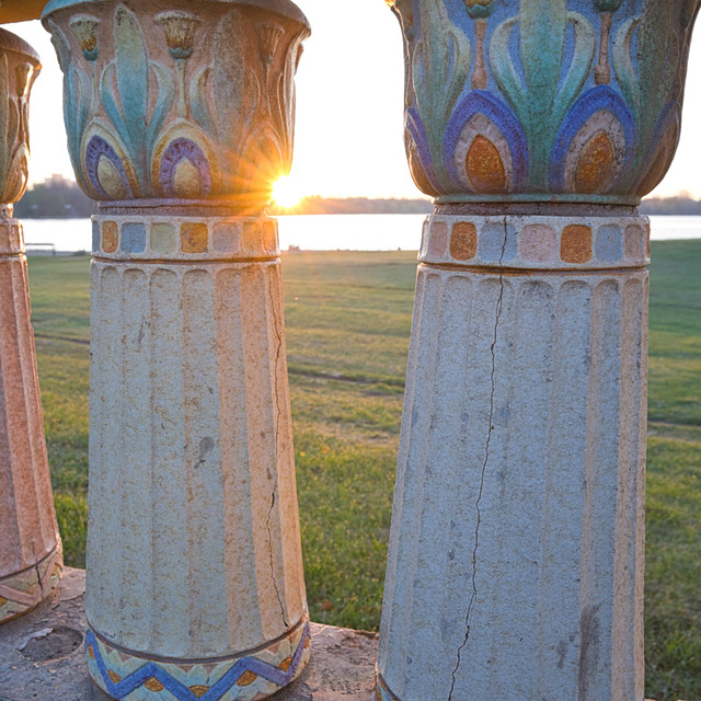 sunrise on balusters 2