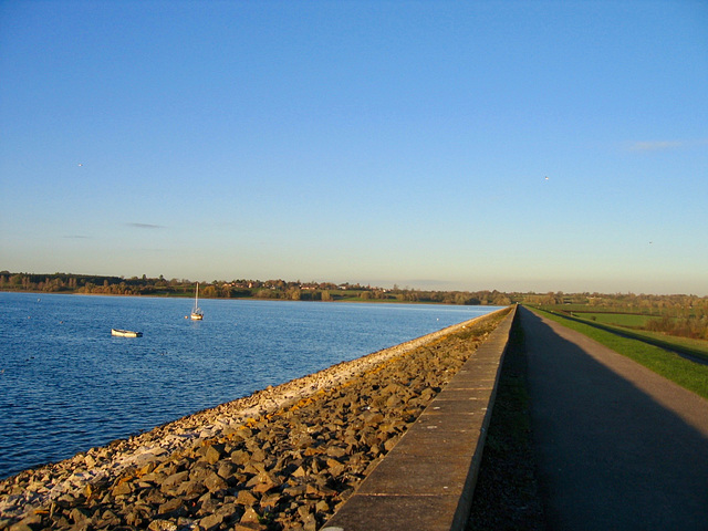 Looking back for around a mile along Farborough Bank.