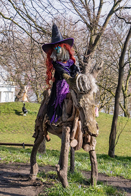 Vale Park, she must have lost her broomstick.