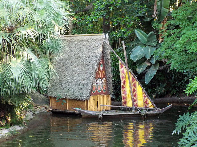 Jungle Cruise in Disneyland, June 2016