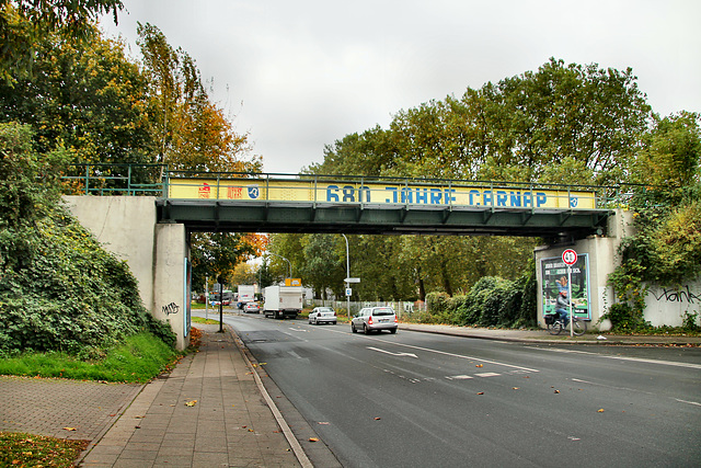 RWE-Werksbahnbrücke über der Arenbergstraße (Essen-Karnap) / 20.10.2021