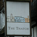 boring Thatch pub sign