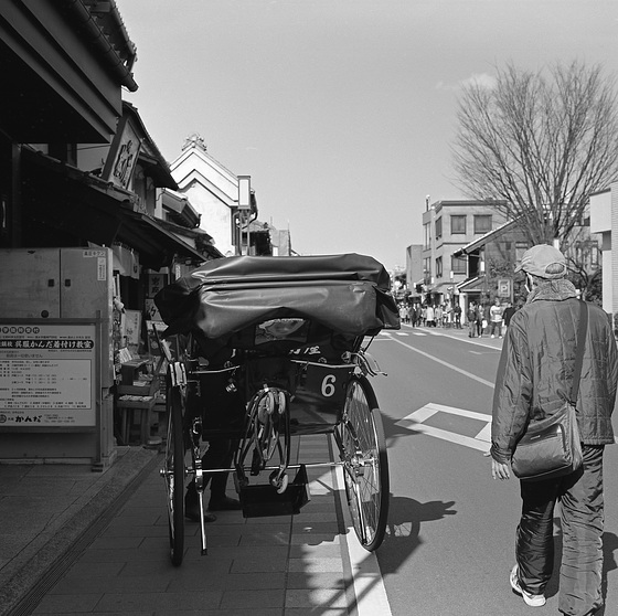 Sightseeing on a rickshaw