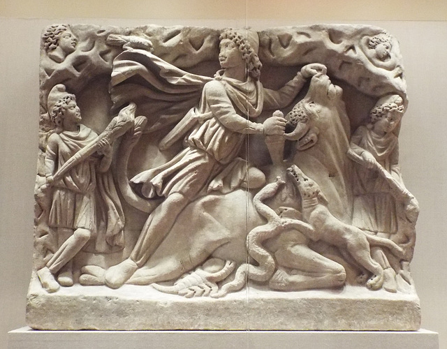 Mithras Slaying the Bull Relief in the Virginia Museum of Fine Arts, June 2018
