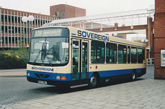 Sovereign Bus and Coach 603 (R603 WMJ) in Welwyn Garden City – 16 Apr 1998 (386-8)