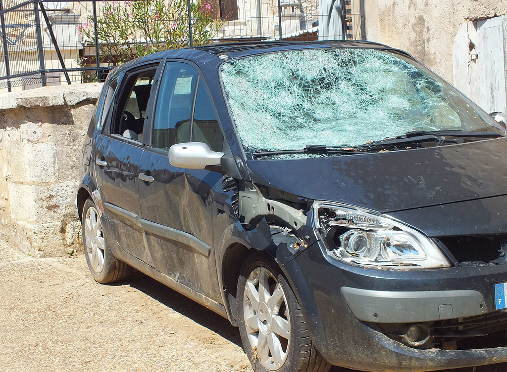 Vanxains (24) une semaine aprés l'orage)