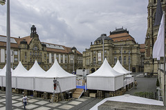 (177/365) Vorbereitungen für die Chemnitzer Filmnächte auf dem Theaterplatz 2015