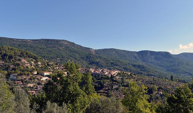 Village de Bargemon, département du var