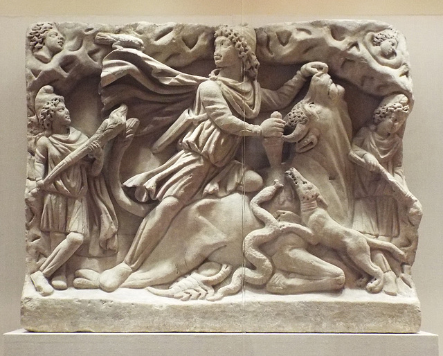 Mithras Slaying the Bull Relief in the Virginia Museum of Fine Arts, June 2018