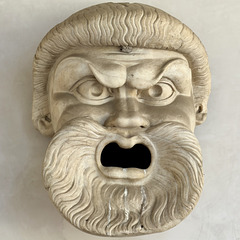 Rome 2026 – Baths of Diocletian – Theatre mask
