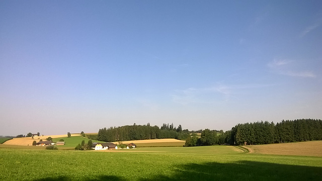 Sonntagswanderung zwischen Feldern und Wäldern