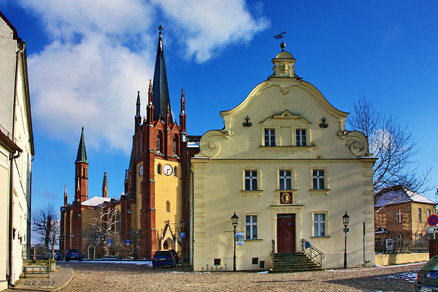 Werder (Havel), Altes Rathaus und Heilig-Geist-Kirche