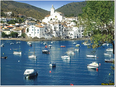 Vue panoramique sur la baie de Cadaqués,