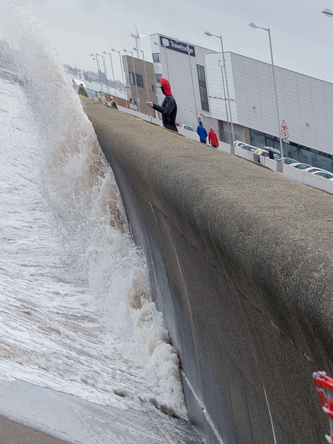 Wave action, New Brighton.