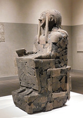 Neo-Hittite Seated Figure in the Metropolitan Museum of Art, February 2020