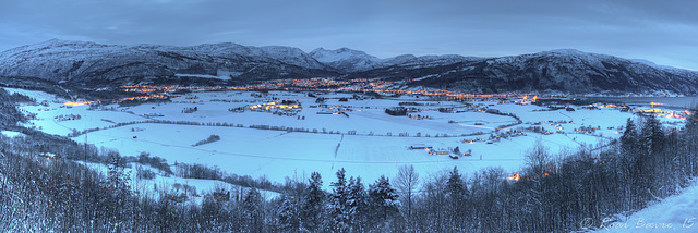 Surnadal winter panorama.