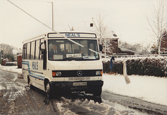 Neal’s Travel G806 HRN in Barton Mills – 3 Mar 1995 (253-2)