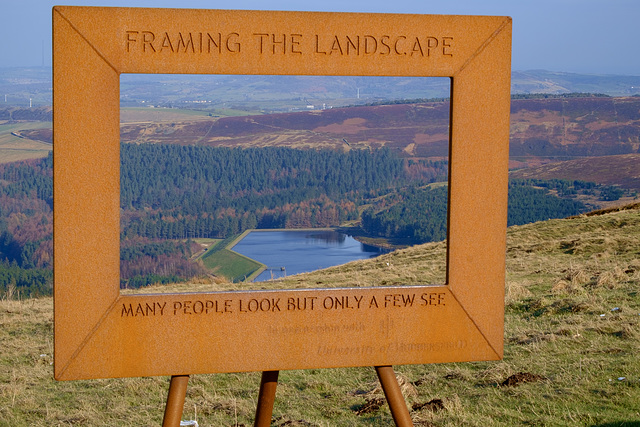 The frame at Holme Moss