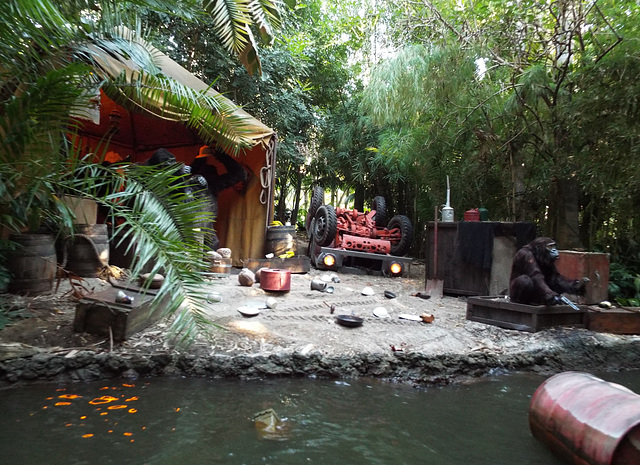 Jungle Cruise in Disneyland, June 2016