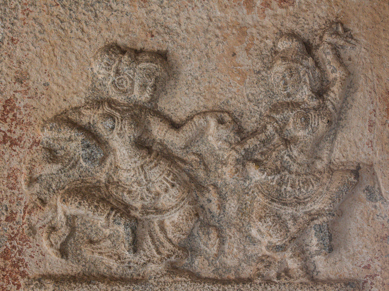 Reliefs am Vitthala Tempel