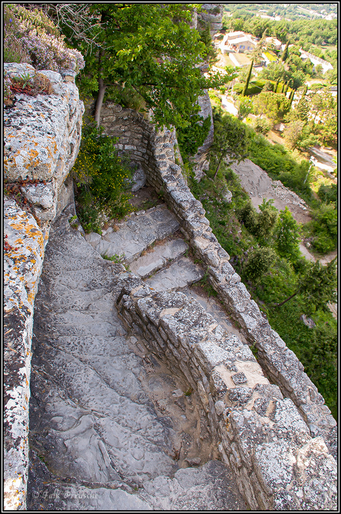 Alte Treppe in Saignon