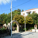 Greece, Kassandreia, Entrance to the Monastery of Saint Paul the Apostle in Nea Fokea