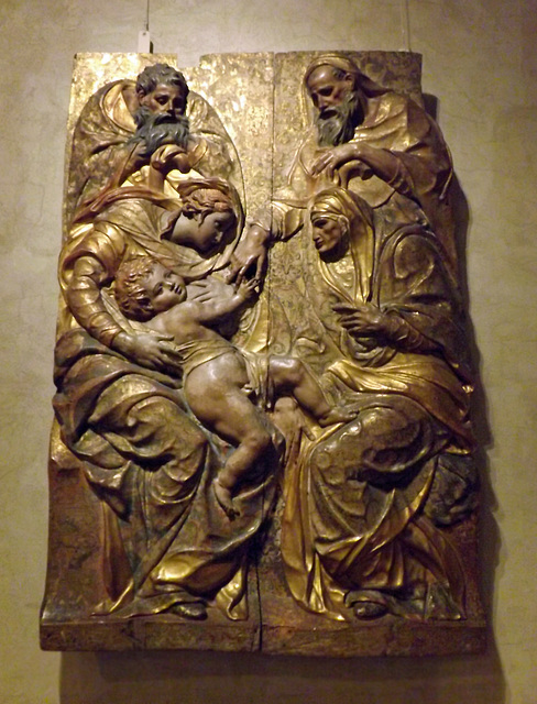 The Holy Family with Saints Anne and Joachim by Diego de Pesquera in the Metropolitan Museum of Art, February 2014