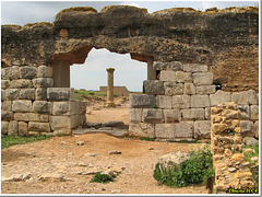 Porte sud de la muraille, ouvrant vers le Cardo Maximus.