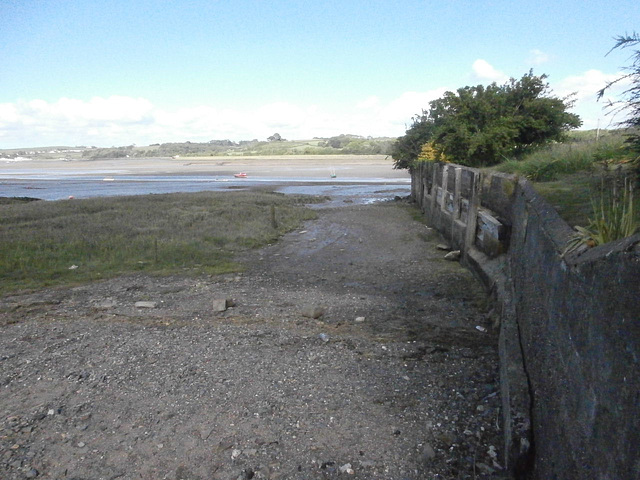The slipway to get your boats into the river