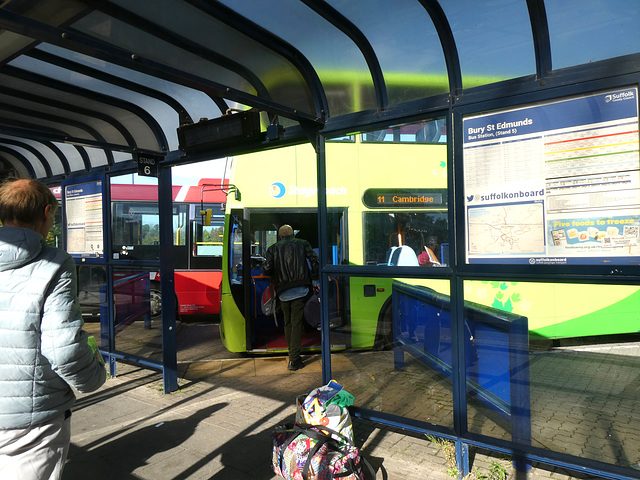 Stagecoach East 15659 (AE10 HFC) in Bury St. Edmunds - 11 Oct 2022 (P1130714)