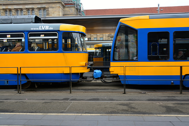 Leipzig 2015 – Tatra tram with new trailer