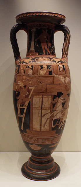 Neck Amphora with a Scene from the Seven Against Thebes in the Getty Villa, June 2016