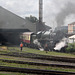 70000 Britannia coming off shed