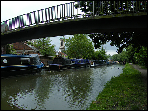 canal footbridge at Jericho